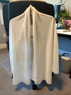 NWT White + Warren Cashmere Trapeze Cardigan